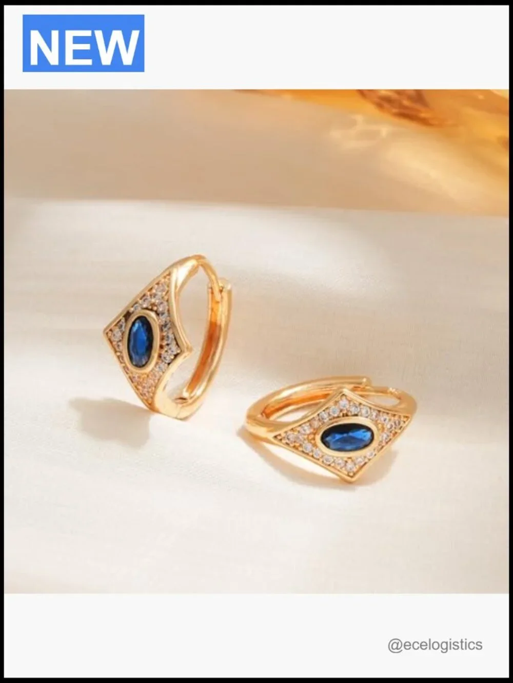 Huggie Hoop Earrings 14K Gold Filled CZ Stud Earrings Small Boho Earrings
